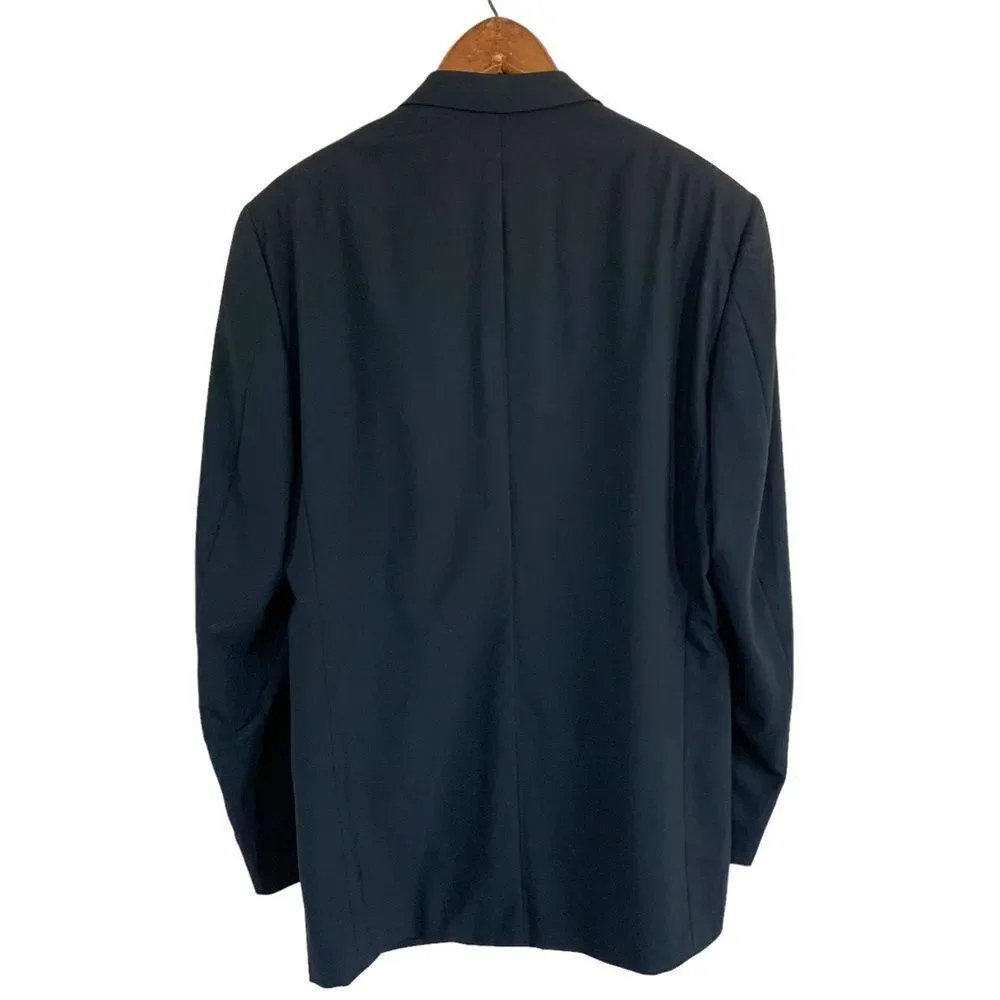 Dunhill Black Wool Suit Coat